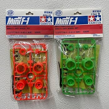 Amazon | ミニ四駆 ミニF デフホイールセット 蛍光 2色セット